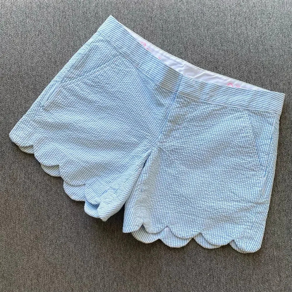 Lilly Pulitzer Buttercup Scallop Shorts Size 0 - Picture 1 of 5